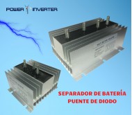 AISLADOR DE BATERIAS / PUENTE DE DIODO 90A/ 9-50VDC (2 BATERIAS)